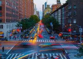 fotografía panorámica de la avenida 10 en Nueva York