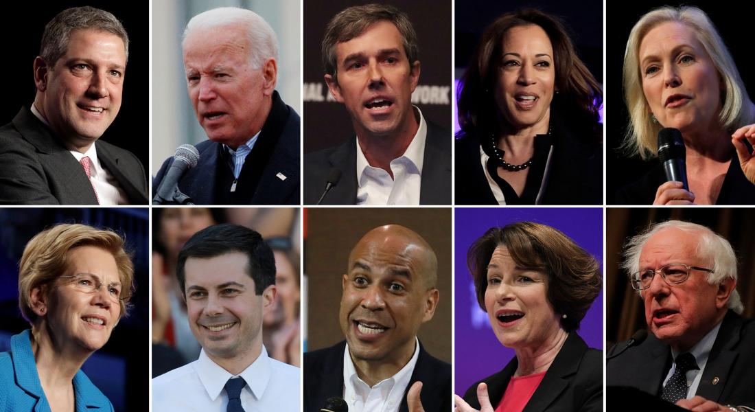 retratos de los candidatos a la presidencia de los EE. UU. elecciones 2020, foto Reuters, medio Infobae
