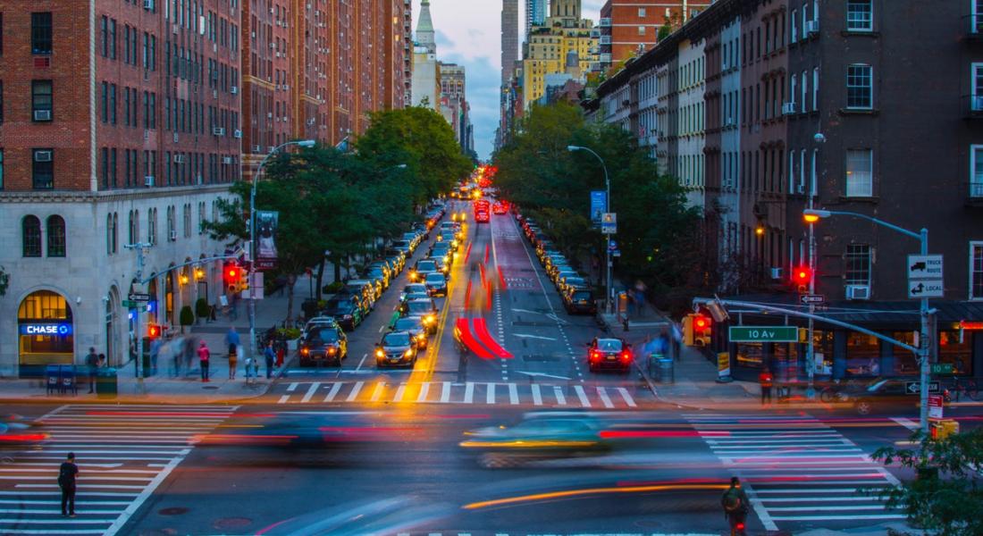 fotografía panorámica de la avenida 10 en Nueva York